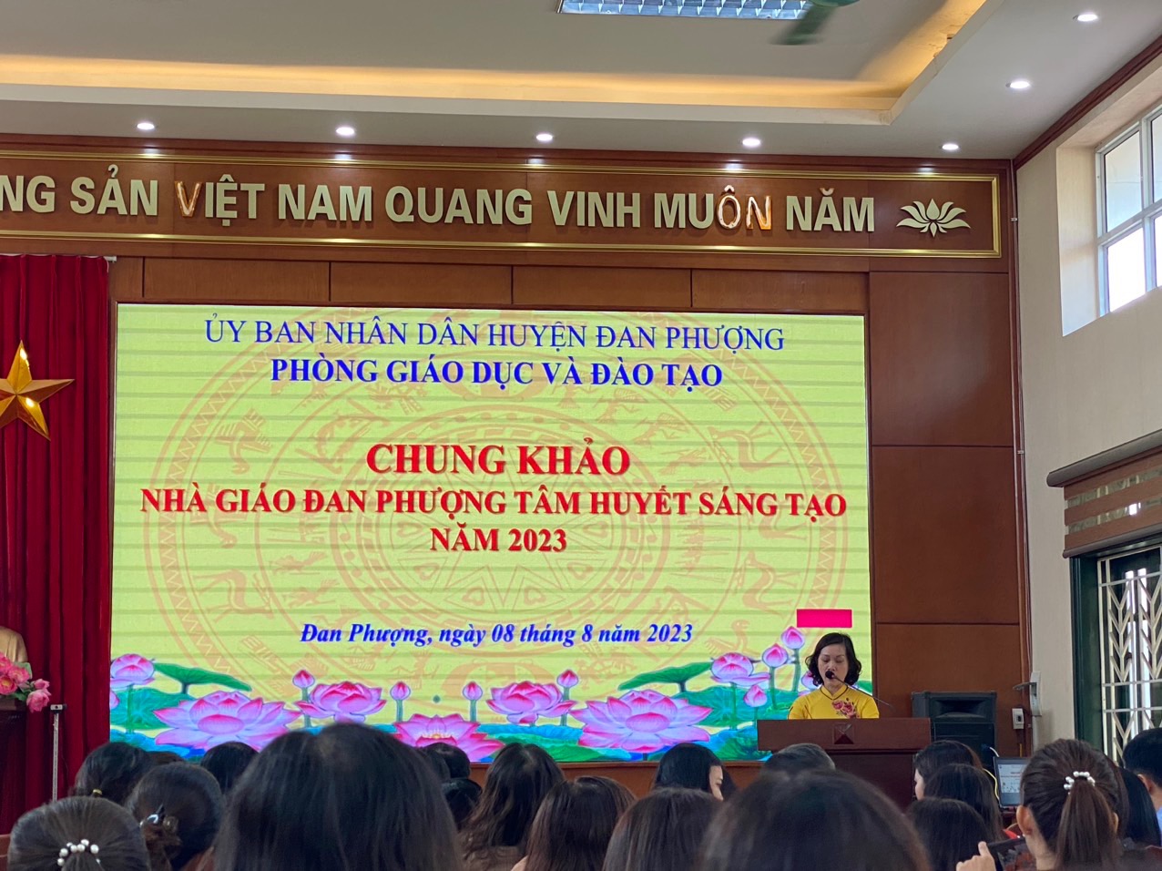 CHUNG KHẢO “NHÀ GIÁO ĐAN PHƯỢNG TÂM HUYẾT SÁNG TẠO" NĂM 2023