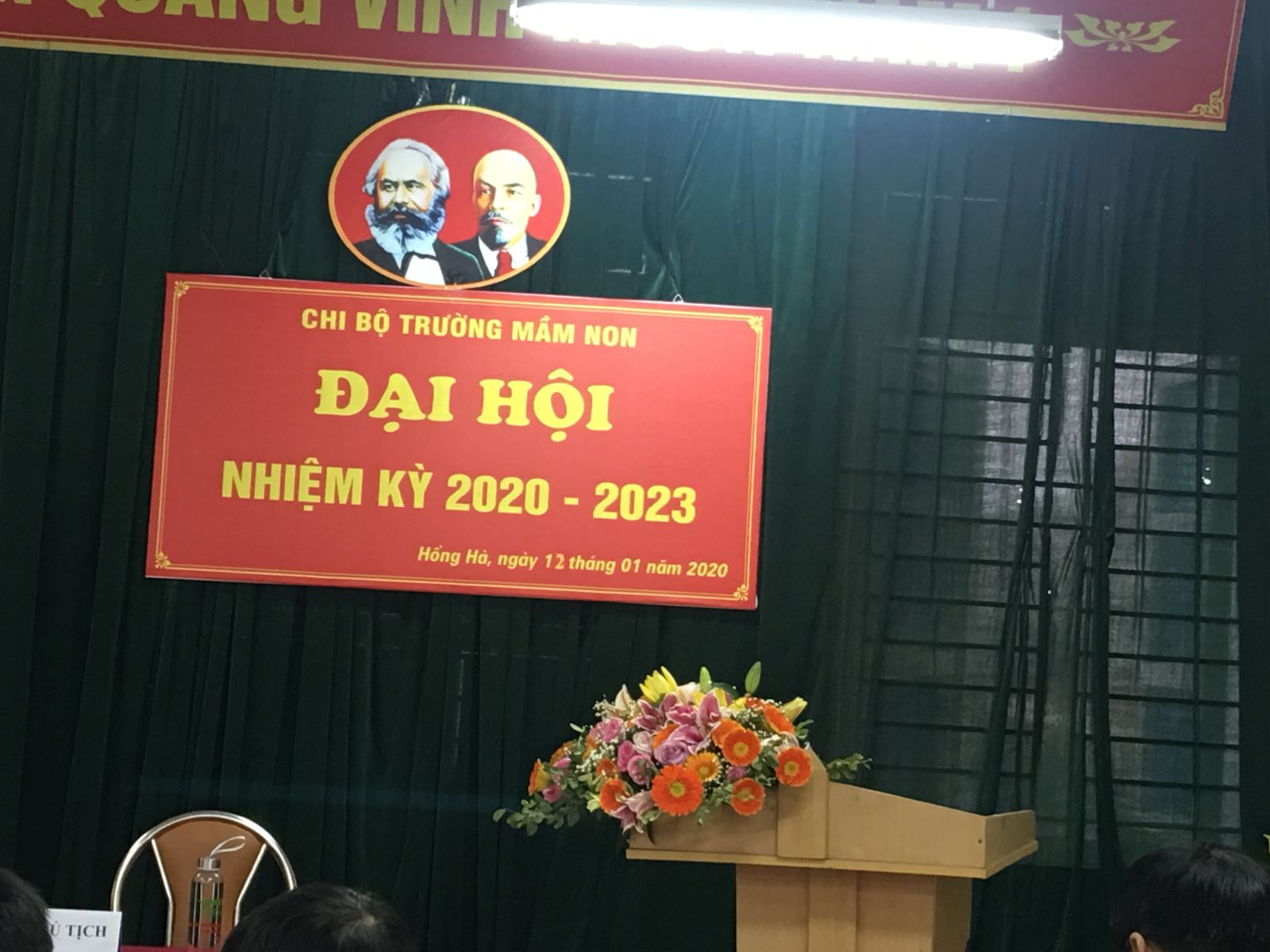 Đại hội chi bộ trường mầm non Hồng Hà nhiệm kỳ 2020- 2023